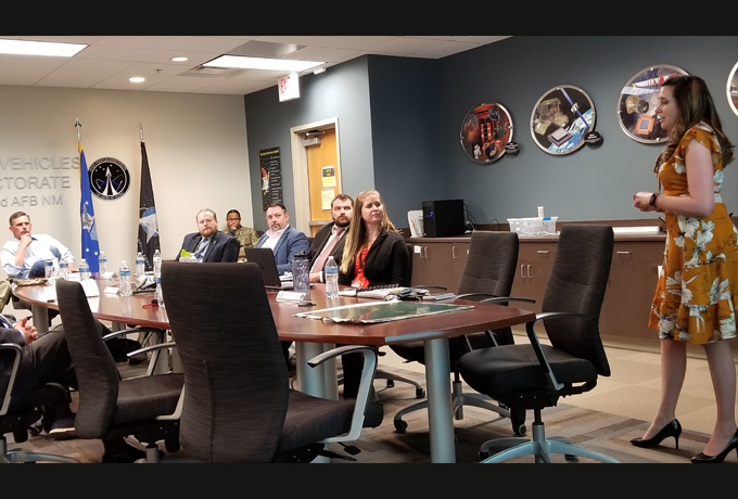 Senator Martin Heinrich visits AFRL- advanced solar power initiatives