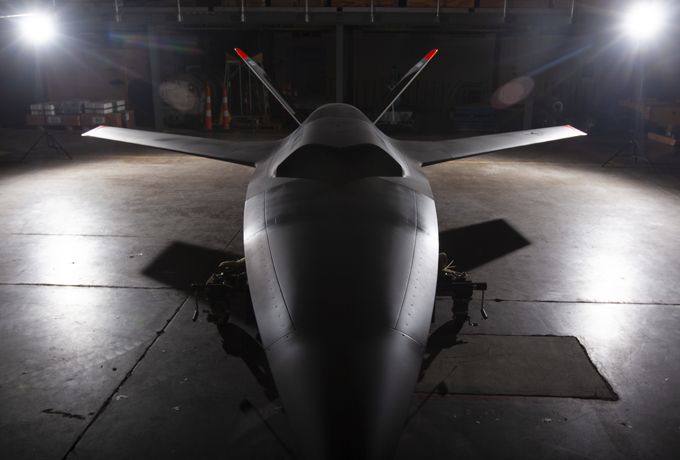XQ-58A Valkyrie Tail #1 prepares for transfer to Air Force Museum