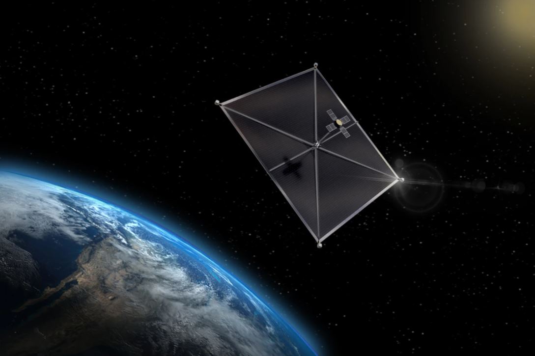 Earth Day focus — Beaming solar power from satellite array