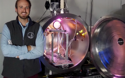 Multi-energy electron device creates space environment in the lab