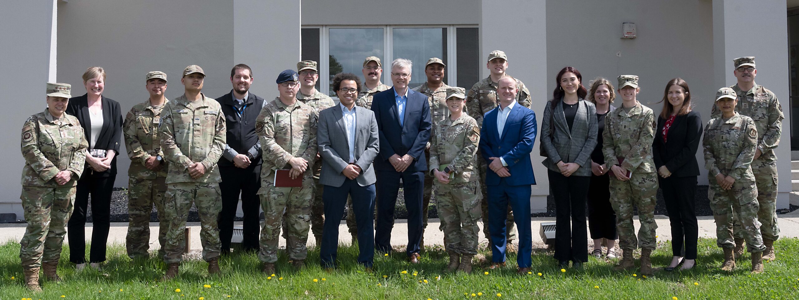 group photo of leadership during Meink tour
